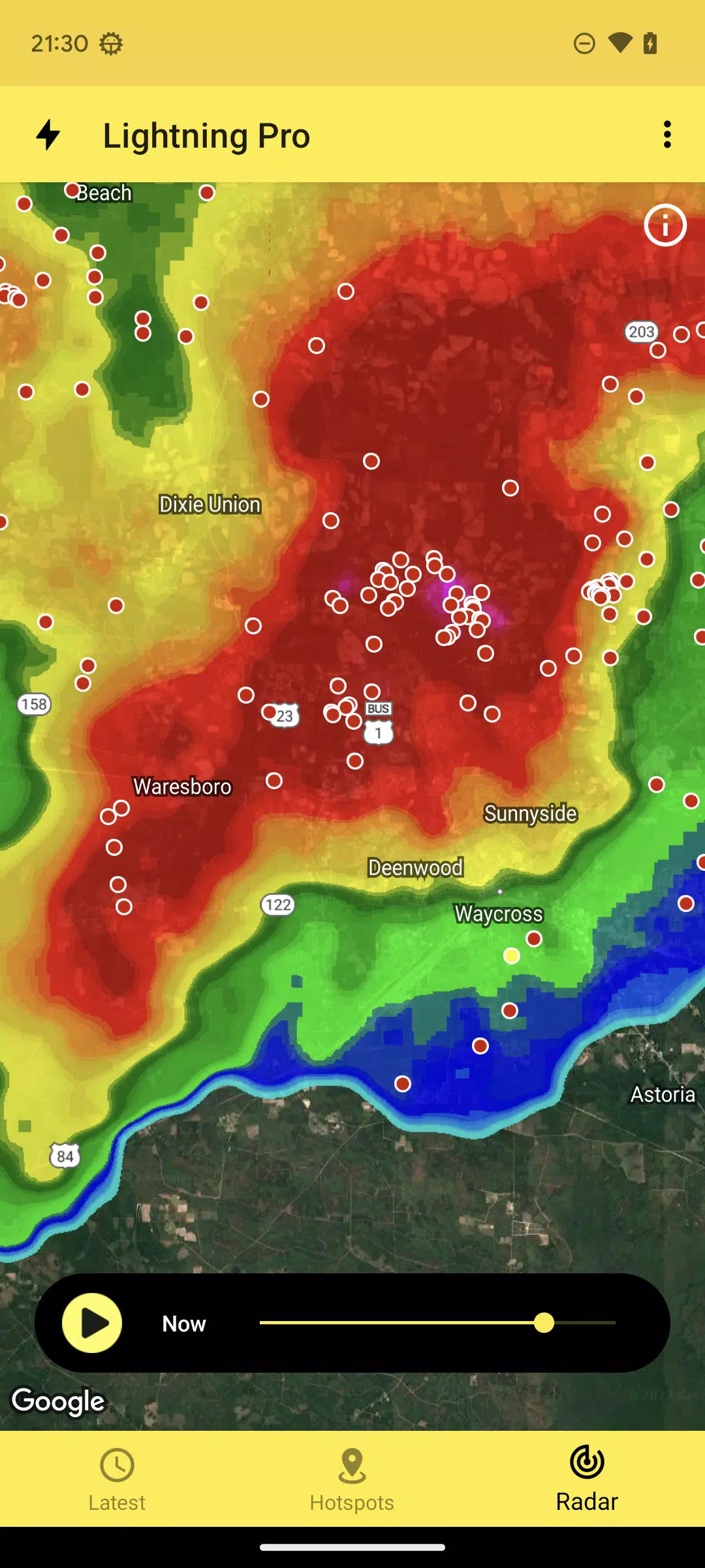 My Lightning Tracker Скриншот 2