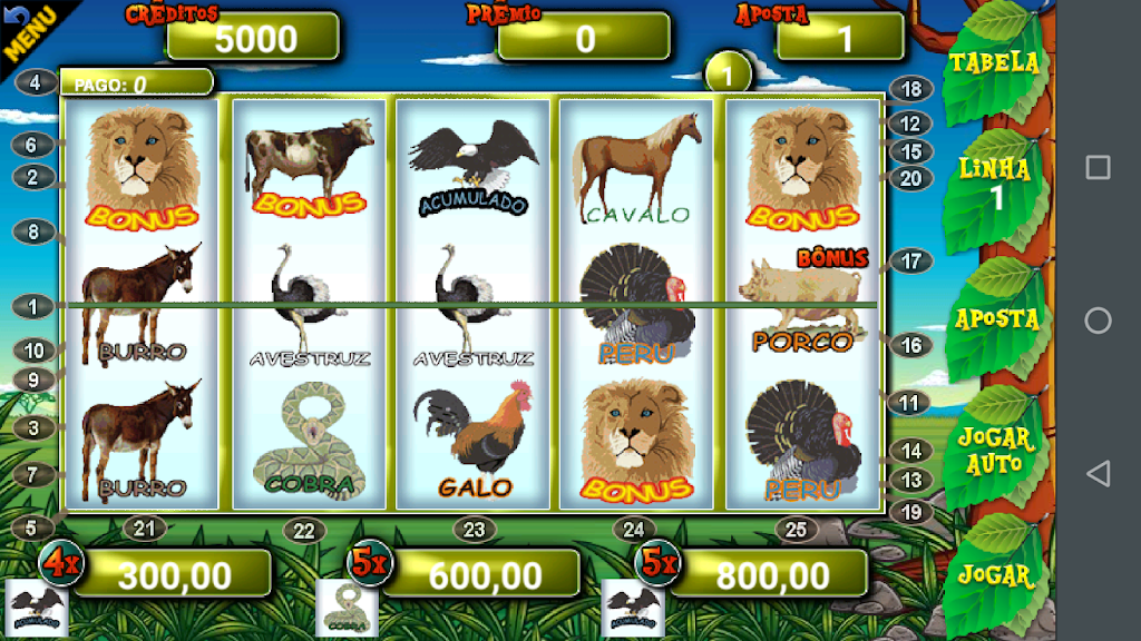 Jogo do Bicho Caça Níquel スクリーンショット 1