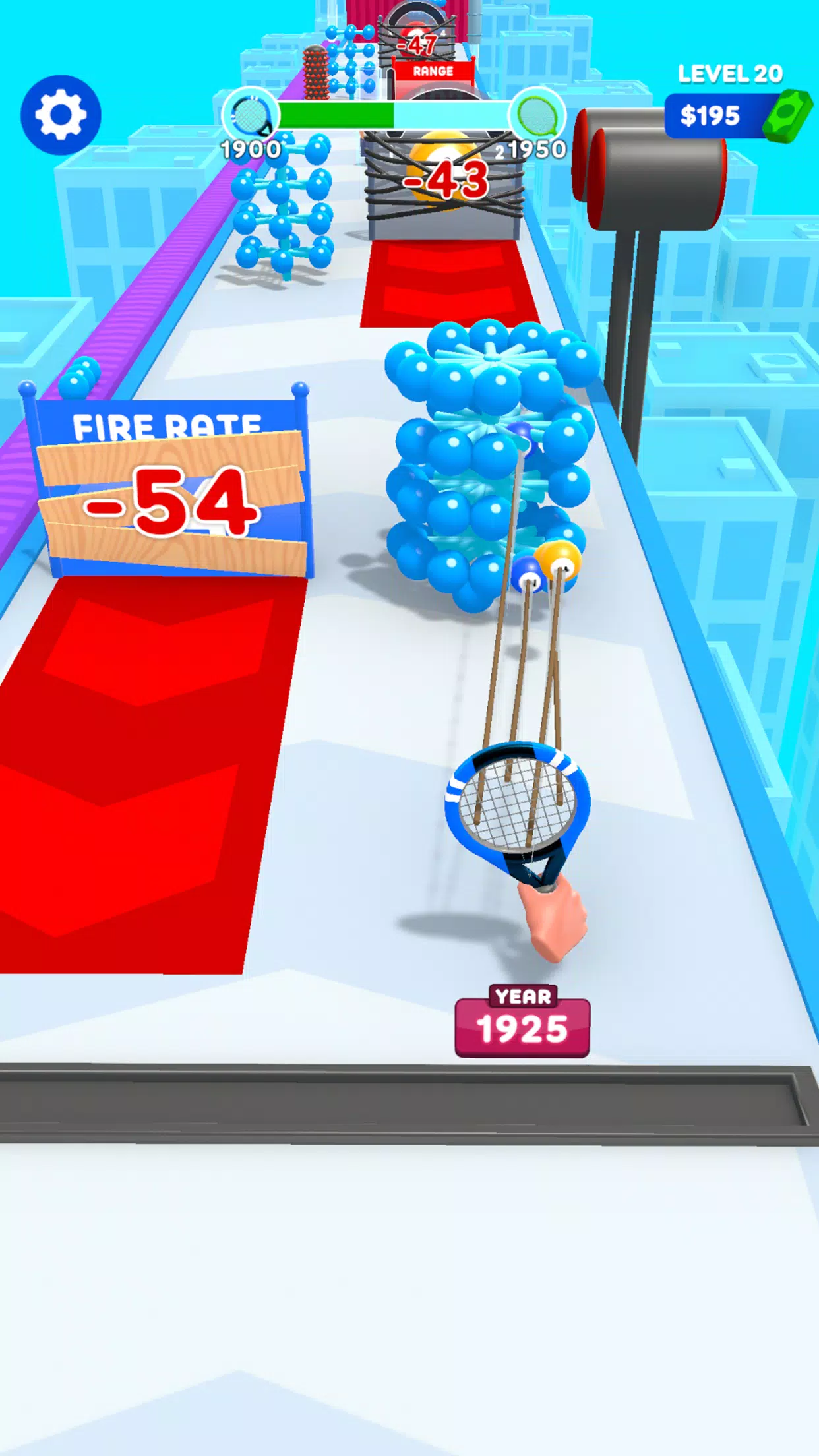 Schermata Racket Run 2