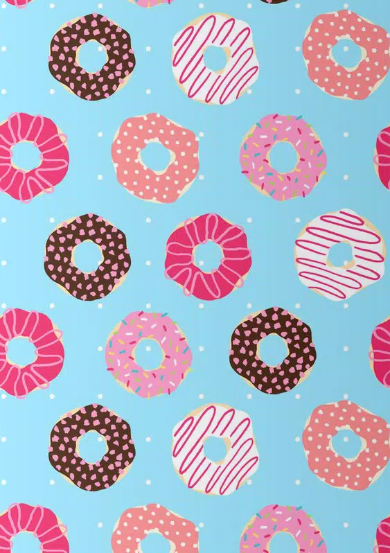 Schermata Cute Donut Wallpaper HD 4K 4