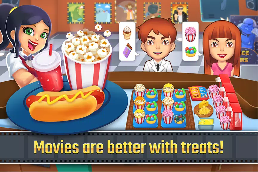 Schermata My Cine Treats Shop: Food Game 1