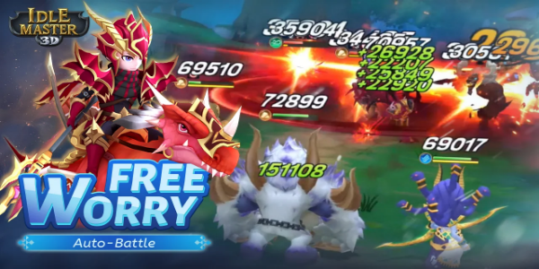 Idle Master-3D AFK Arena ဖန်သားပြင်ဓာတ်ပုံ 3