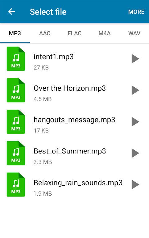 MP3 Converter Edit Music files ภาพหน้าจอ 1