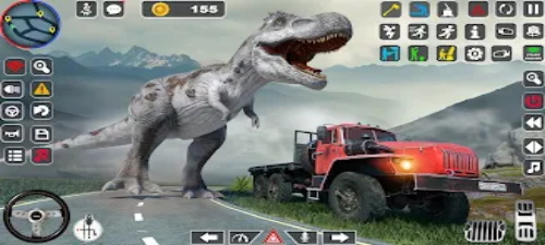 Dino Transporter Truck Games Capture d'écran 3