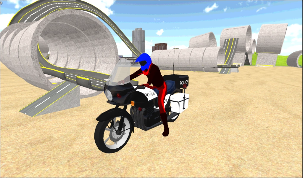 Motorbike Stunt Race 3D Schermafbeelding 2