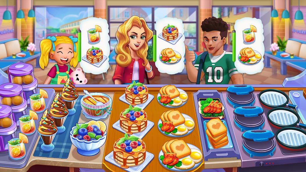 Food Voyage: Fun Cooking Games Mod ဖန်သားပြင်ဓာတ်ပုံ 3