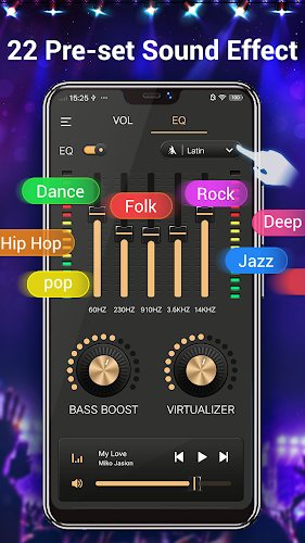 Equalizer & Bass Booster,Music Ekran Görüntüsü 4