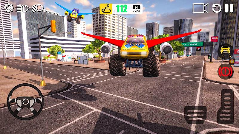 Flying Car Games 3D Simulator スクリーンショット 2