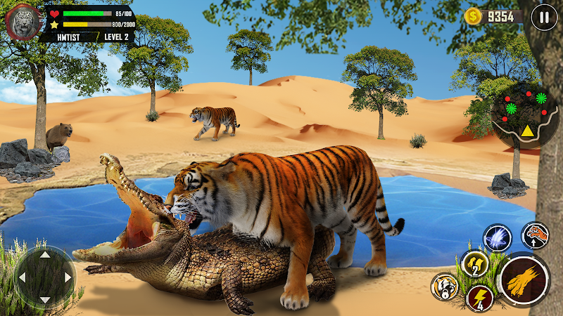 Tiger Simulator 3D Animal Game Screenshot 2