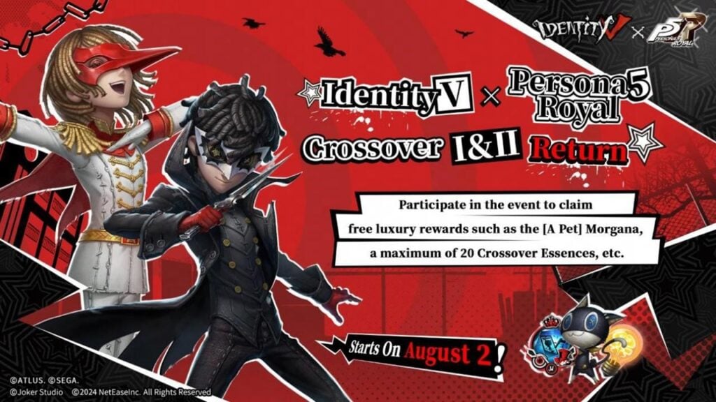 Geçiş Etkinliği: Persona 5 ve Identity V Takım Oluşturun!