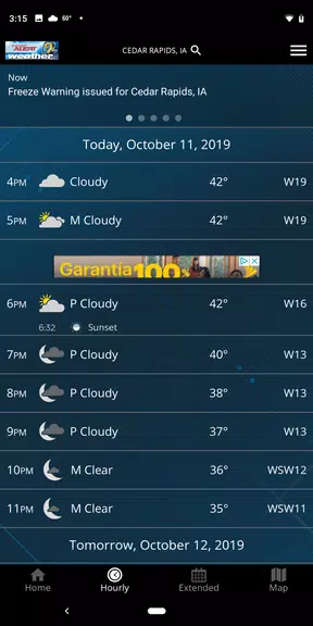 KCRG-TV9 First Alert Weather應用截圖第3張