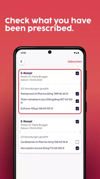 gesund.de - E-Prescription App Capture d'écran 3