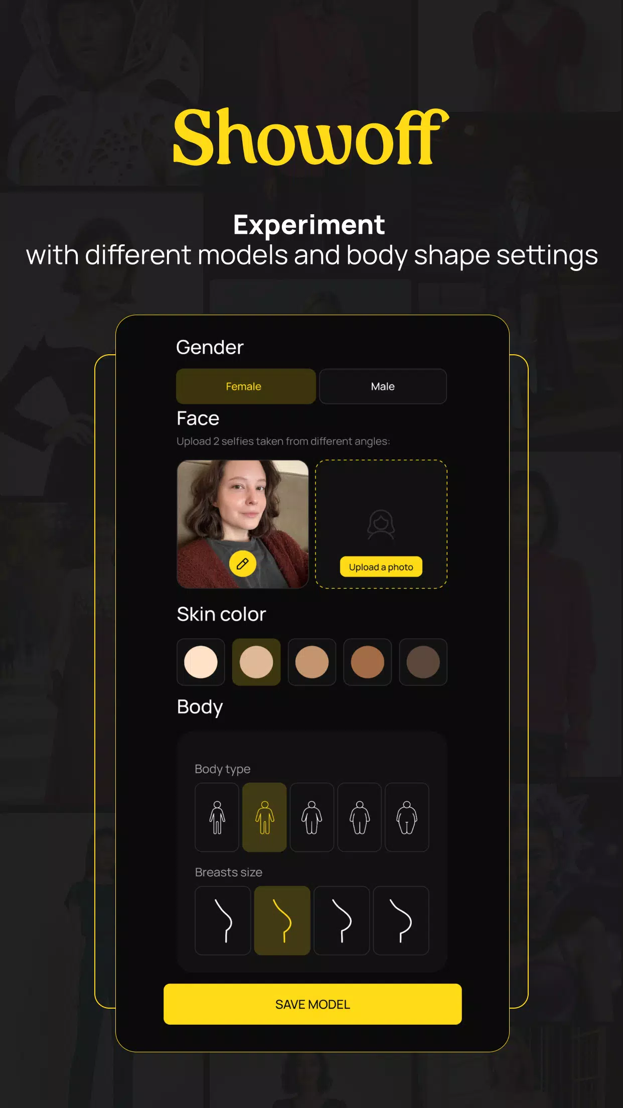 Showoff: create an ideal look應用截圖第4張