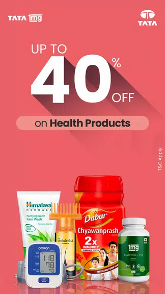 TATA 1mg Online Healthcare App Tangkapan skrin 3