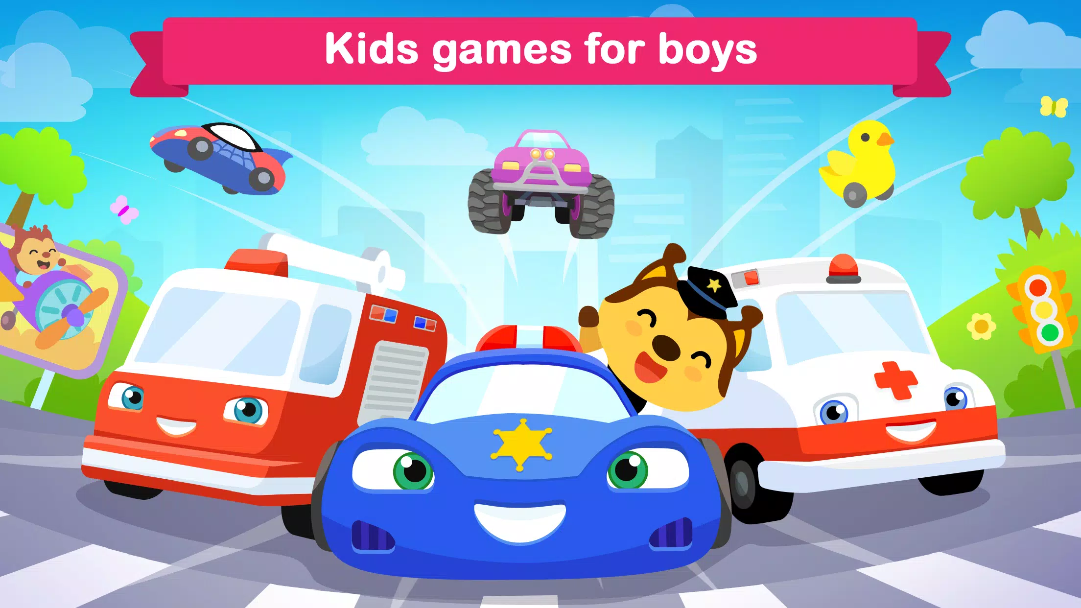 Car games for kids & toddler应用截图第1张