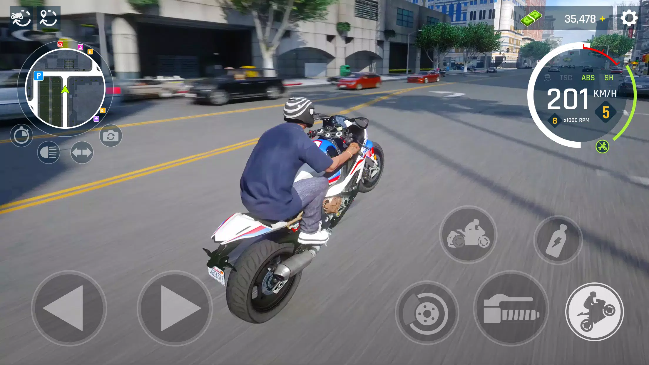 Real Moto Driving ဖန်သားပြင်ဓာတ်ပုံ 3