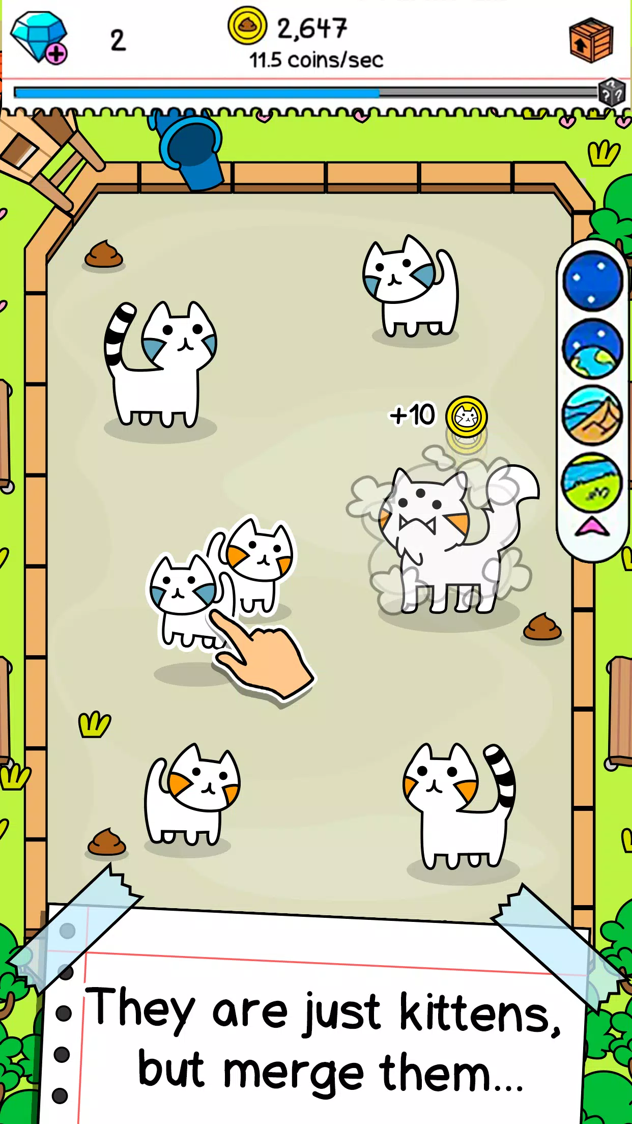 Cat Evolution ภาพหน้าจอ 1