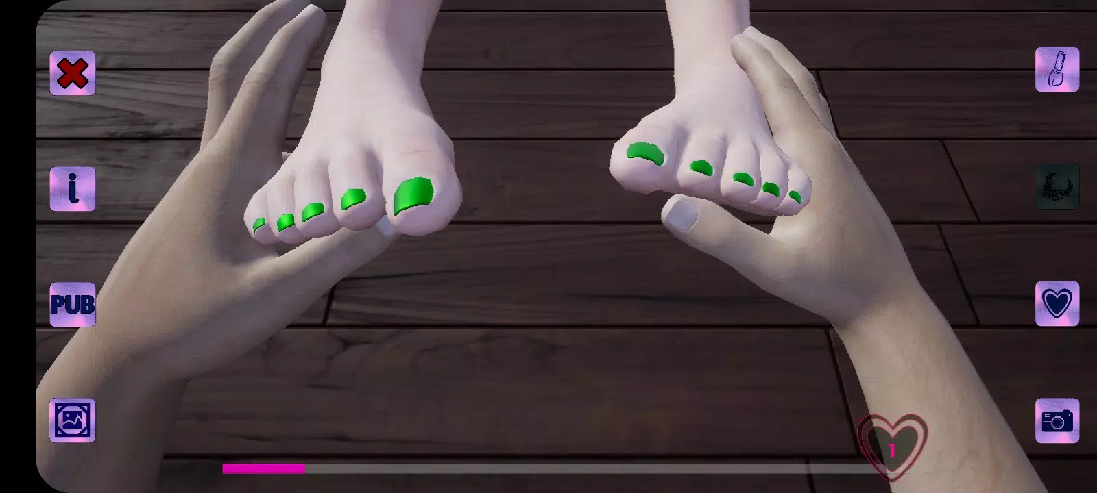 Girl feet Screenshot 2