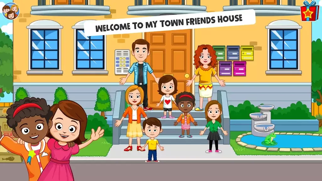 My Town - Friends House game Screenshot 1