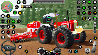 Farm Tractor Driving Game 2023 Schermafbeelding 2