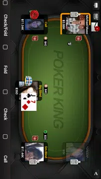 Texas Holdem Poker-Poker KinG Captura de tela 1