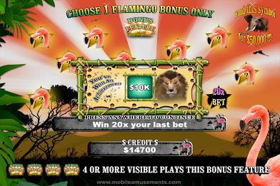 Flamingo Safari Slots Screenshot 2