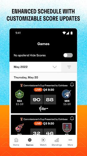 WNBA - Live Games & Scores Ảnh chụp màn hình 4