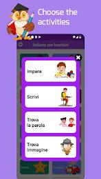 Learn Italian for kids Tangkapan skrin 3