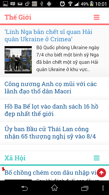 XaLuan Doc Bao Moi Tin Tuc 24h Скриншот 4