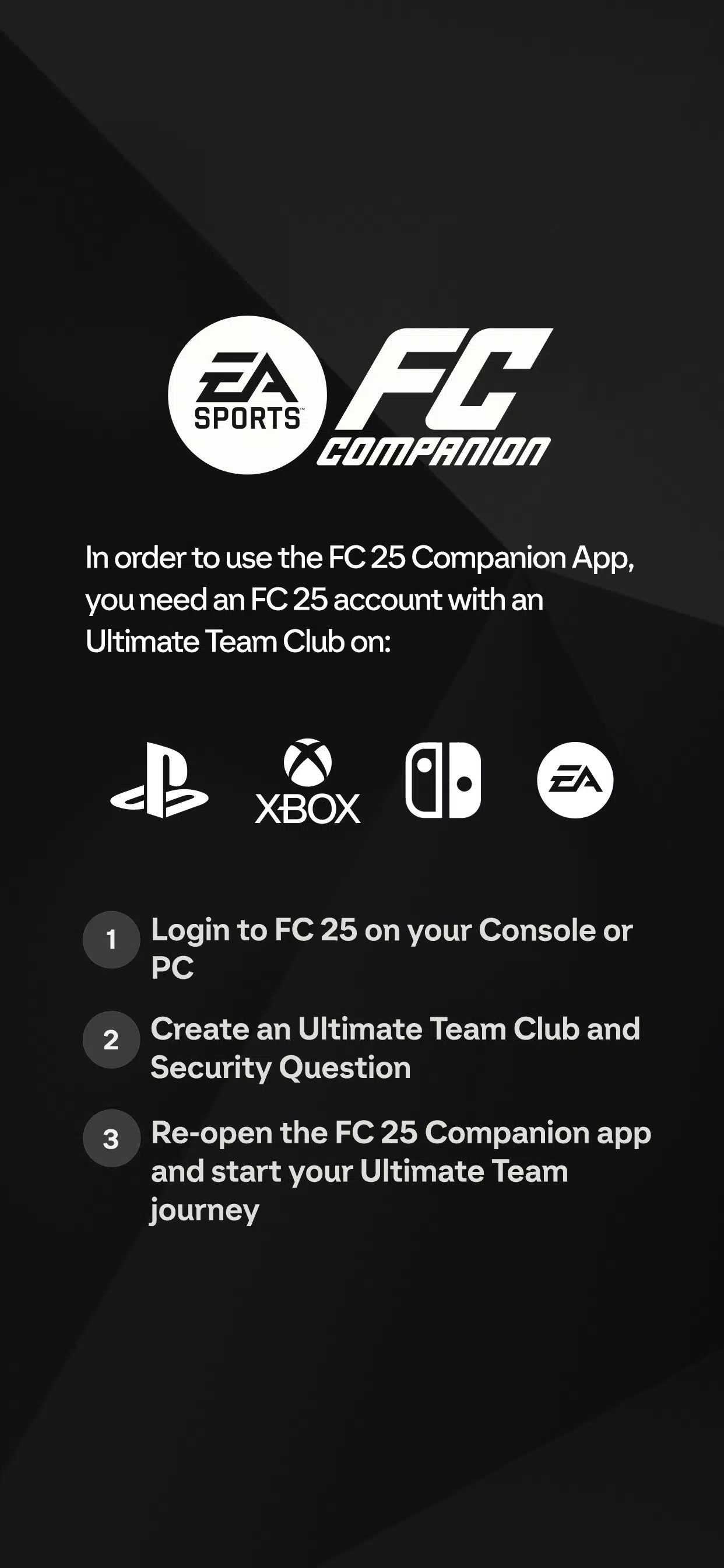 EA SPORTS FC™ 25 Companion Captura de pantalla 1
