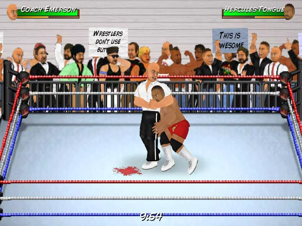 Schermata Wrestling Revolution 3