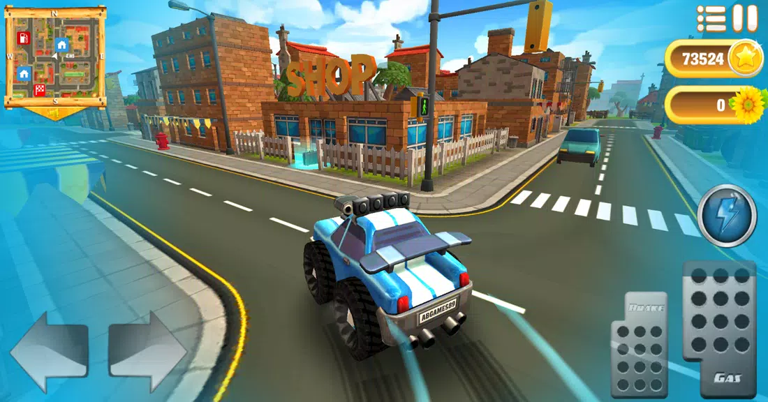 Cartoon Hot Racer 3D Captura de tela 1
