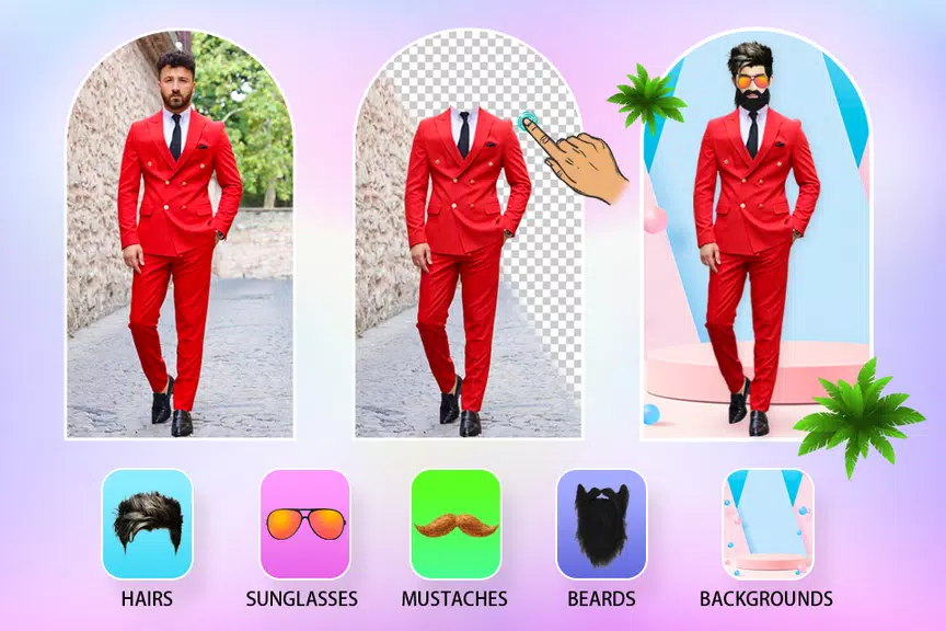 Men Editor App : Photo Changer स्क्रीनशॉट 4