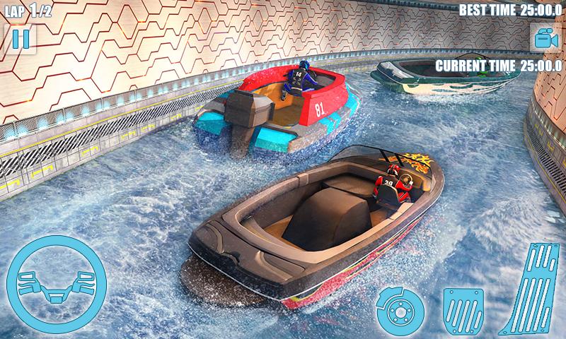 Speed Boat Crash Racing Ảnh chụp màn hình 1