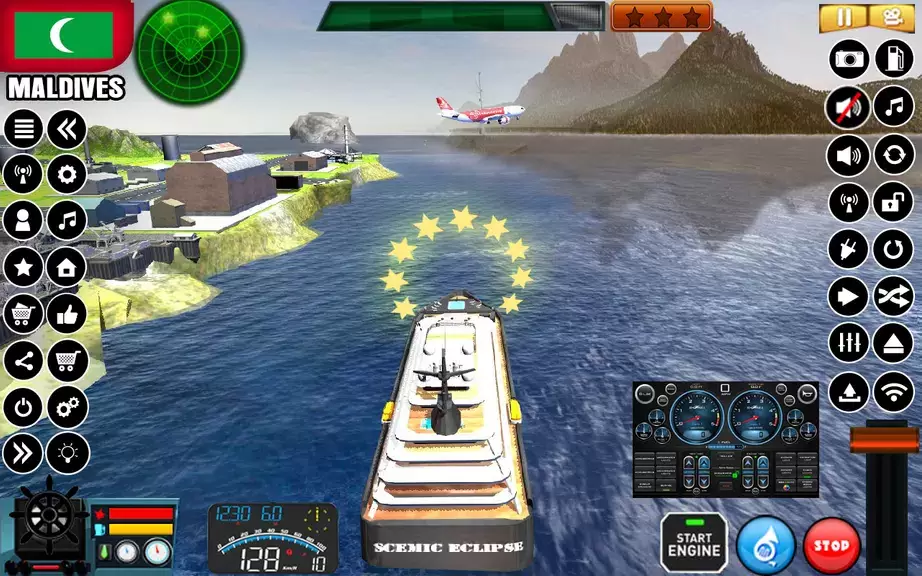 Big Cruise Ship Simulator Ảnh chụp màn hình 2