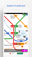 Singapore MRT Metro Map ဖန်သားပြင်ဓာတ်ပုံ 3