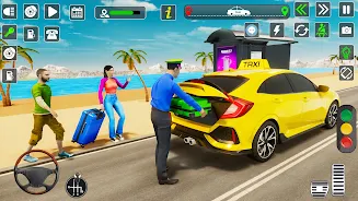 Taxi Driver Cab Car Driving 3D Screenshot 1