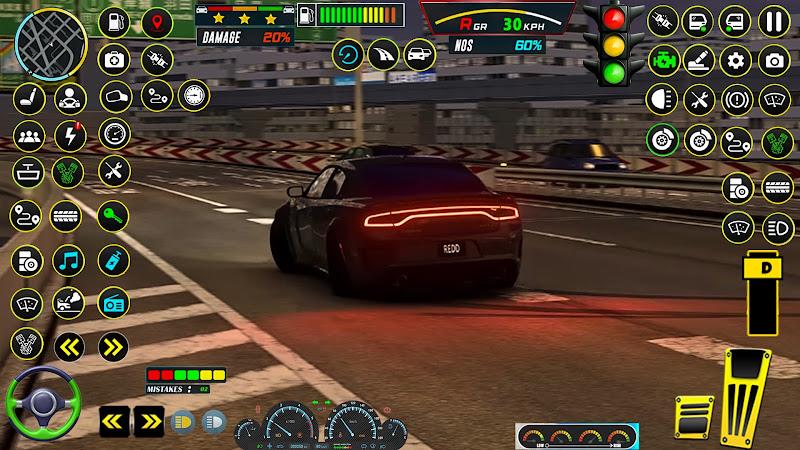 US Car Driving Simulator Game Tangkapan skrin 3