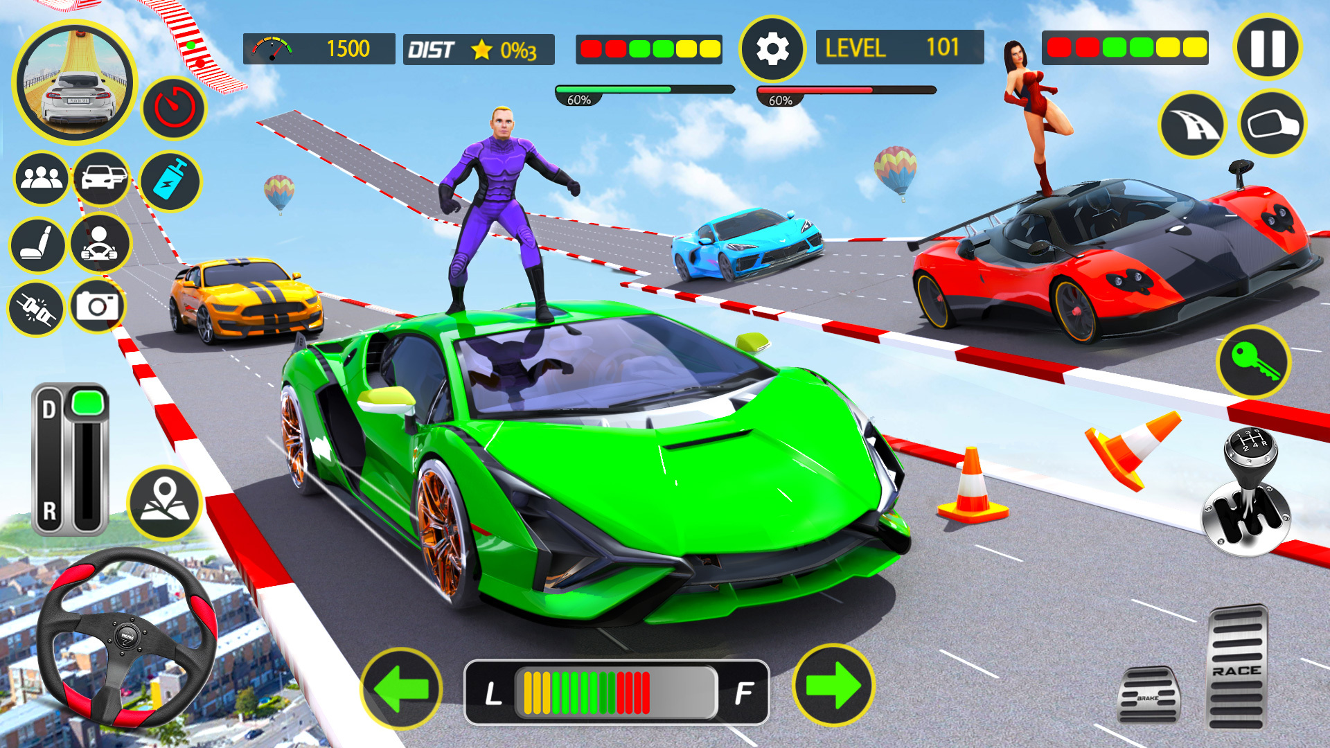 Ramp Car Stunts GT Car Game Скриншот 2