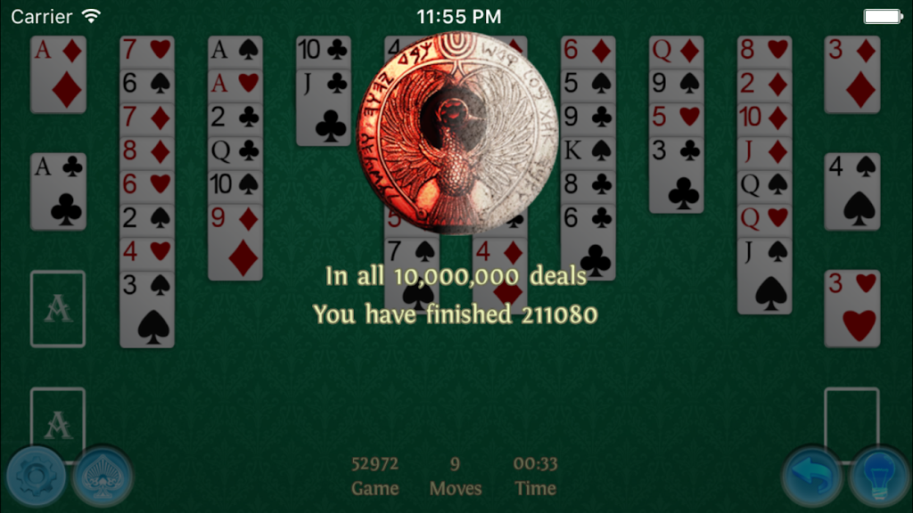 FreeCell Premium Captura de pantalla 3