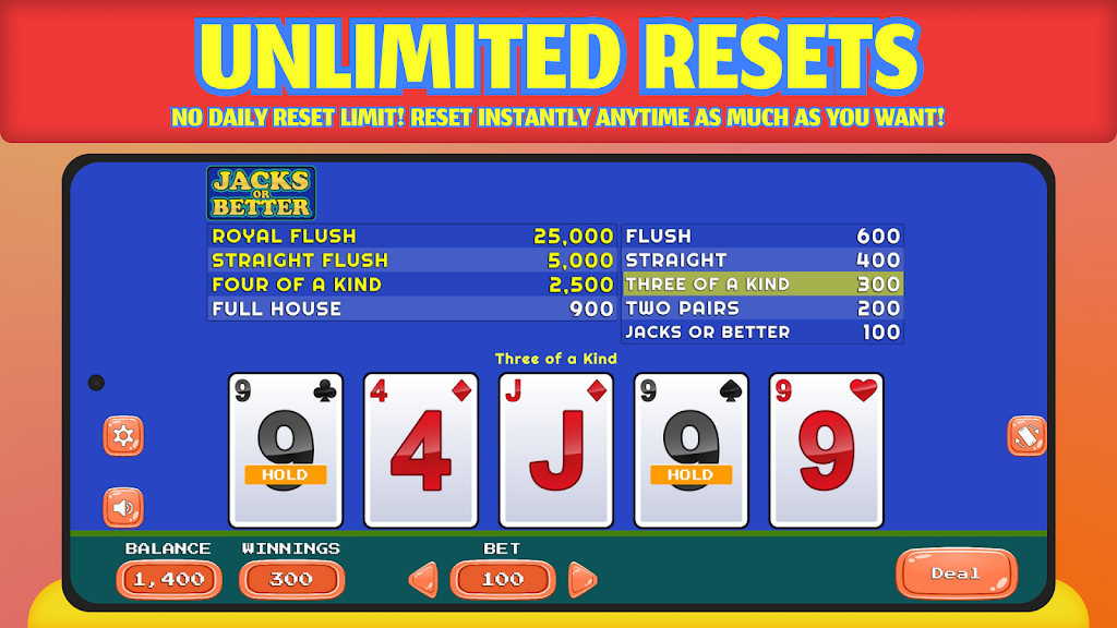 Jacks or Better - Offline應用截圖第4張