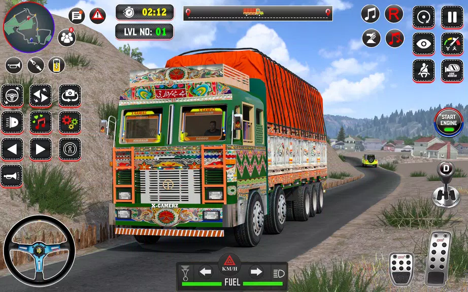 Cargo Truck Driving Games 3D Captura de tela 1