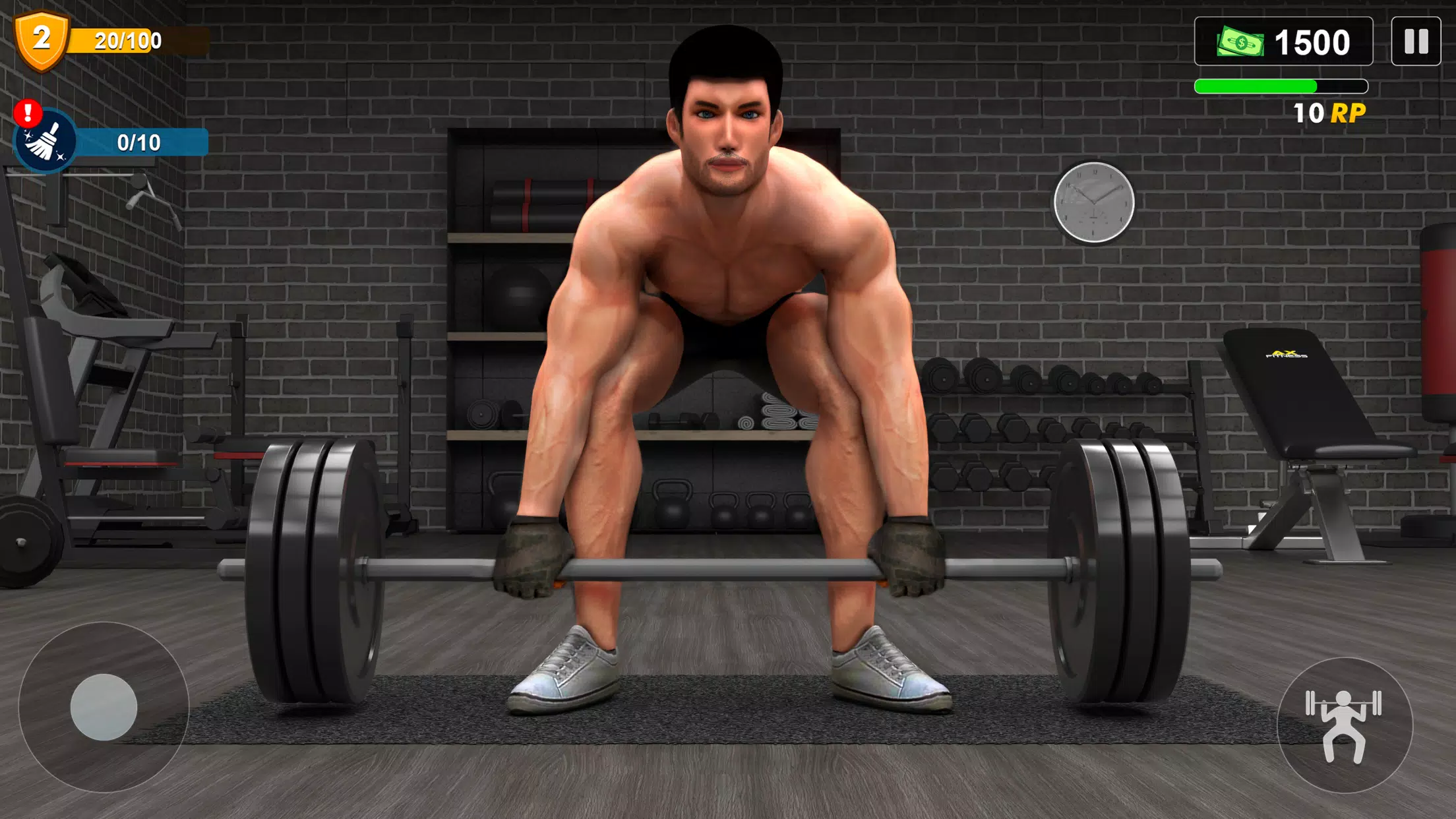 Workout Gym Simulator Game 24 Captura de pantalla 1