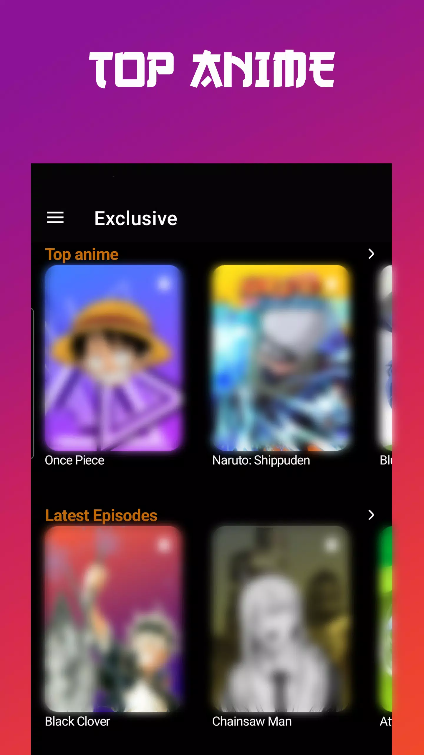 Anime tv - Anime Watching App应用截图第1张