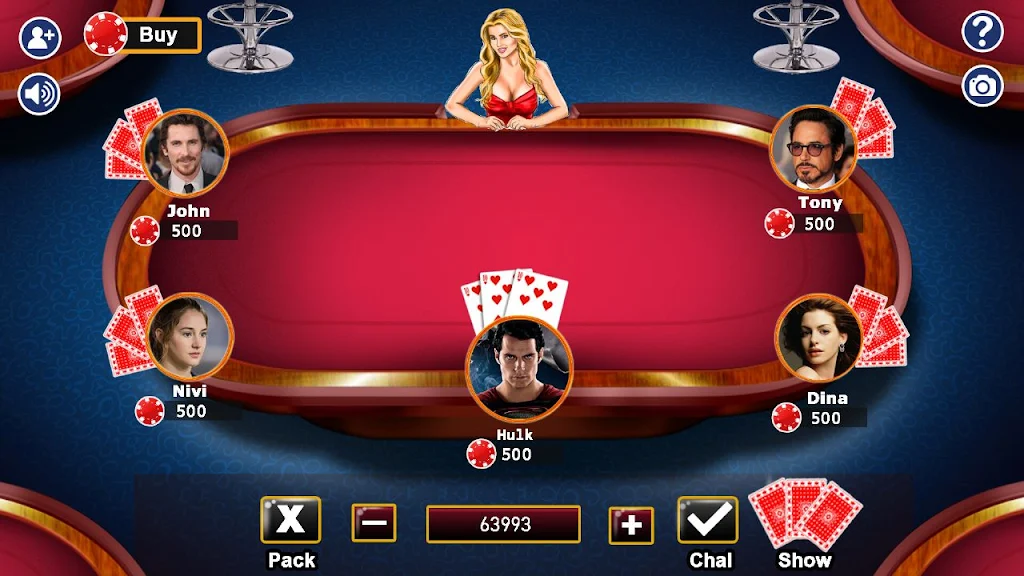 Teen Patti Wala Game Online Captura de pantalla 1