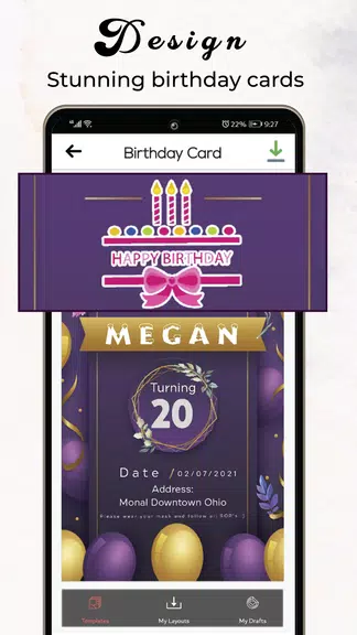 Invitation Card Maker & Ecards Screenshot 4