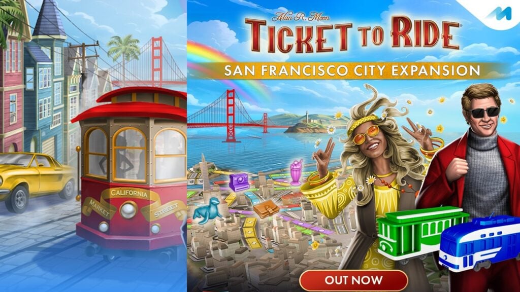 Mga Landmark ng San Francisco na Binuhay sa Pagpapalawak ng Ticket to Ride