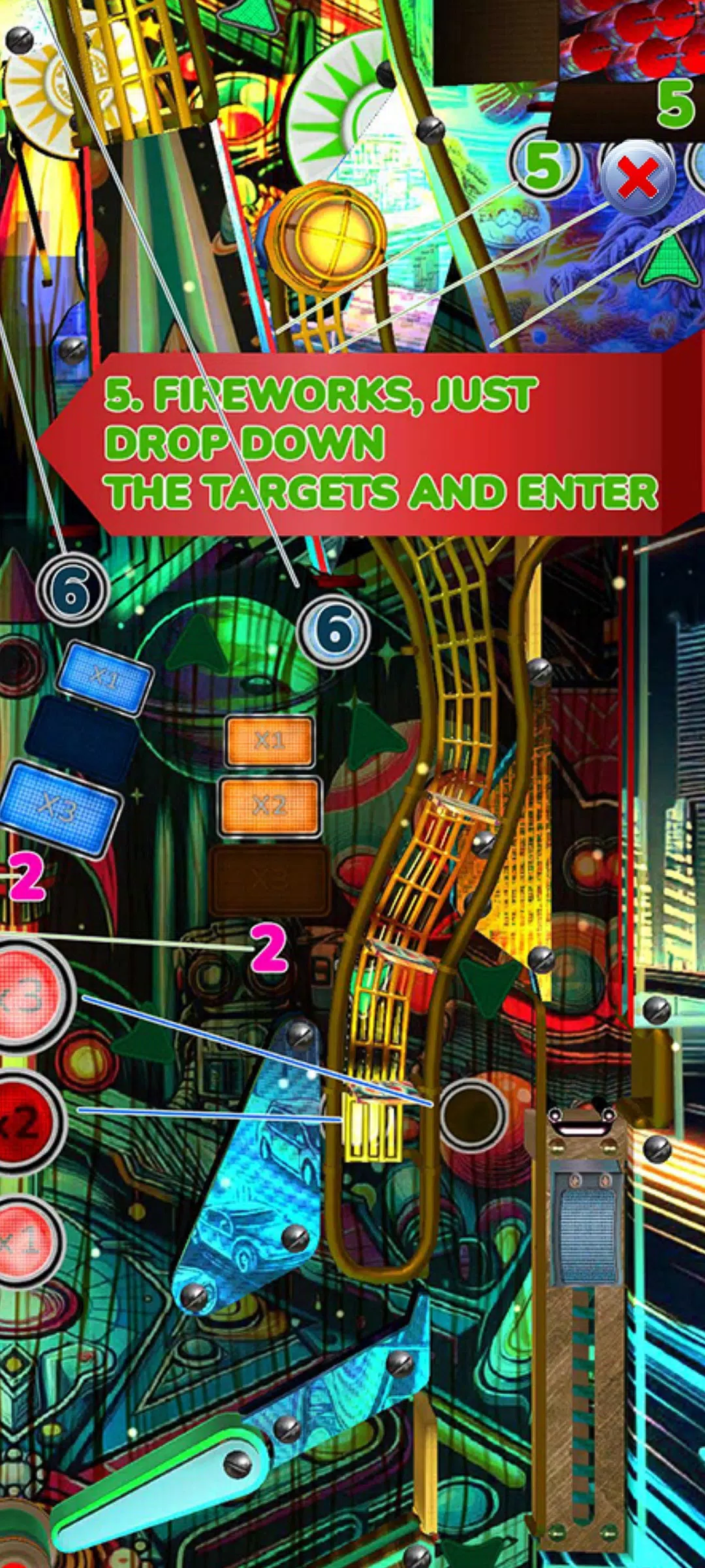 Pinball Neon Ảnh chụp màn hình 3