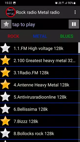 Rock + Metal radio Tangkapan skrin 2
