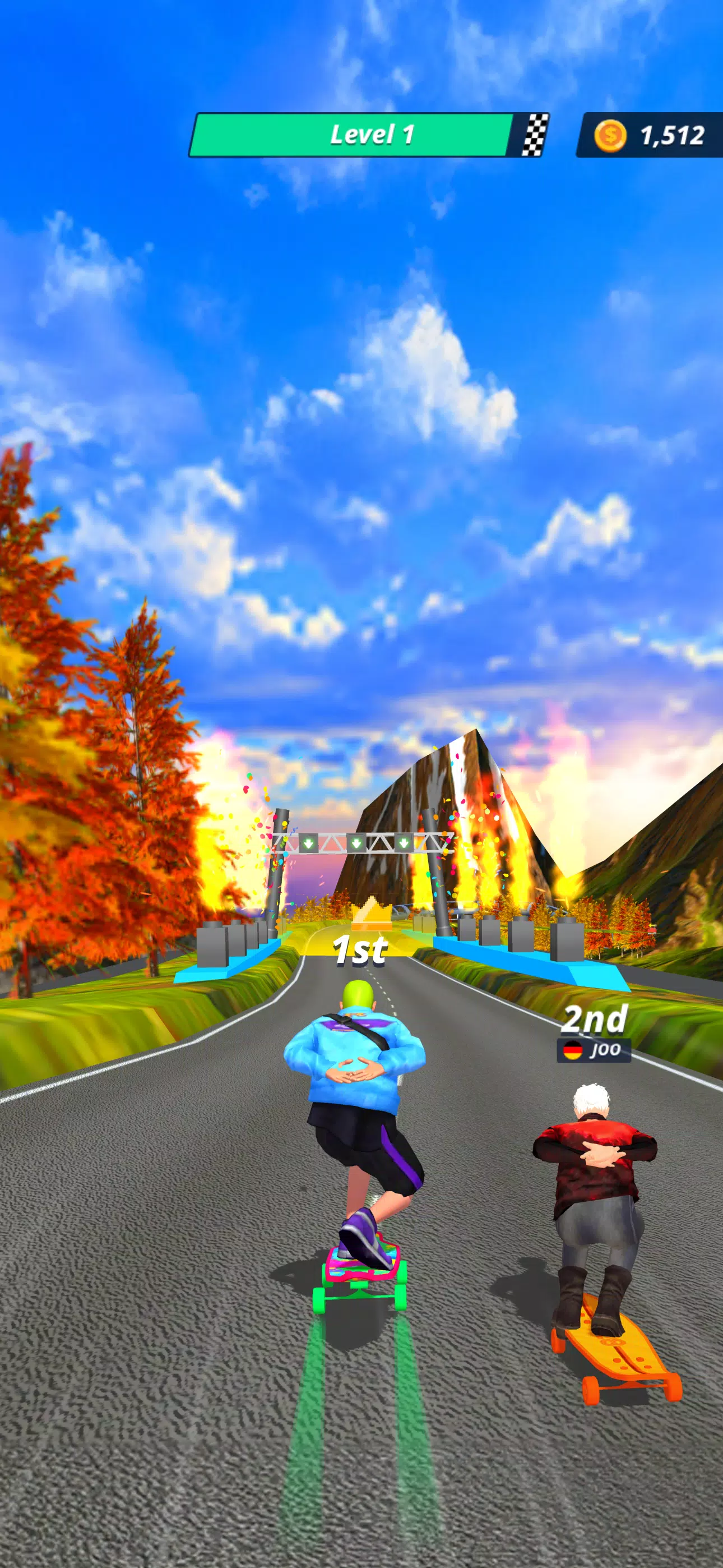 Downhill Racer Schermafbeelding 3